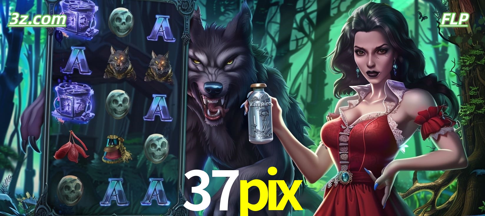 Slots online tema de lobisomem e vampira no 37pix cassino Brasil