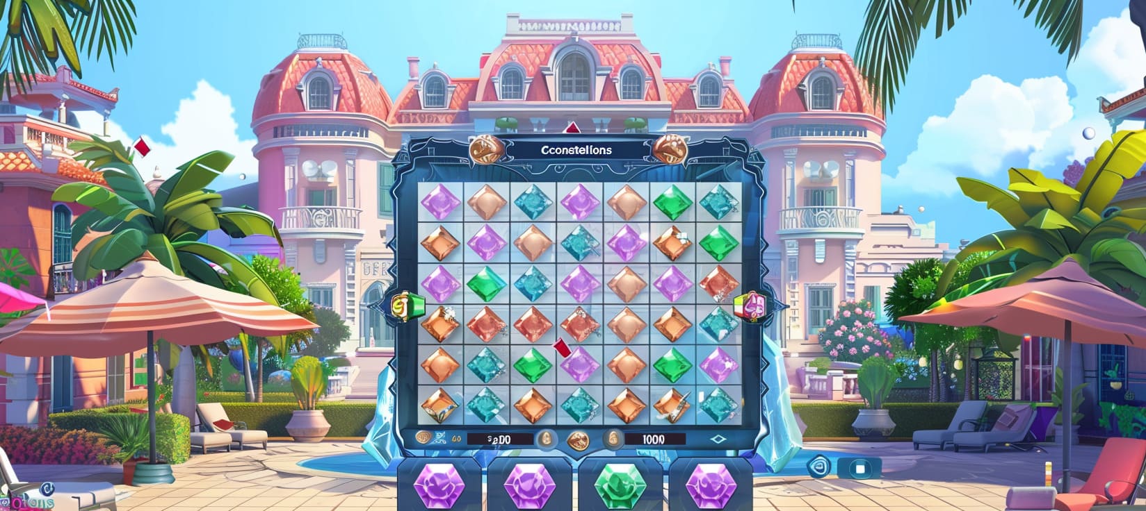 37pix Constellations slot game cassino online com pedras preciosas