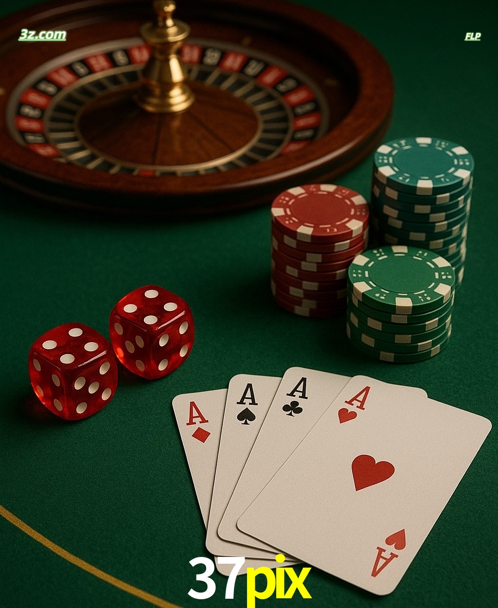 Cassino online 37pix com jogos de mesa: roleta, dados, pôquer e fichas